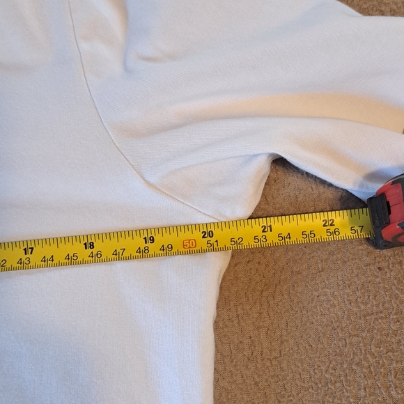 Kuyigo Size Md Mens Pullover...4 Button Henley..White - Picture 6 of 7